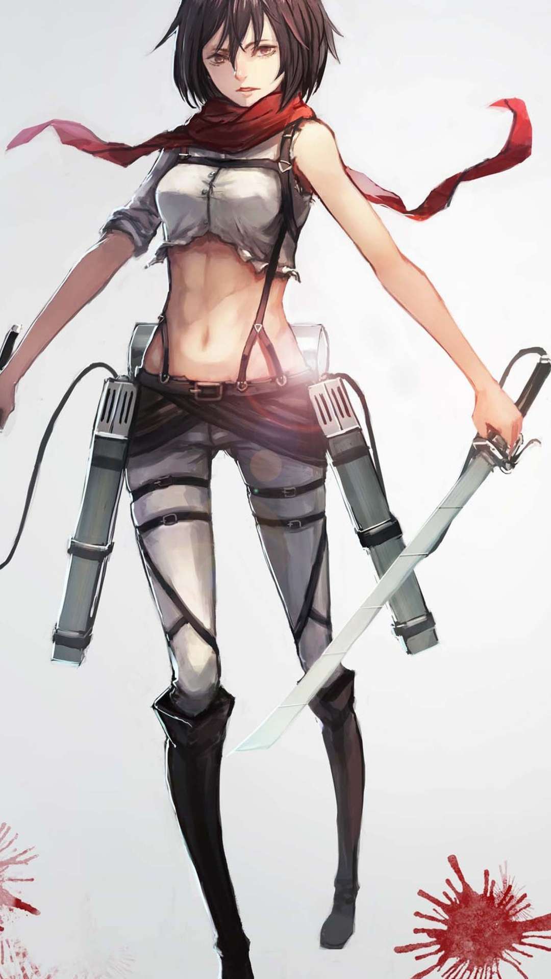 Wallpaper Mikasa 4K